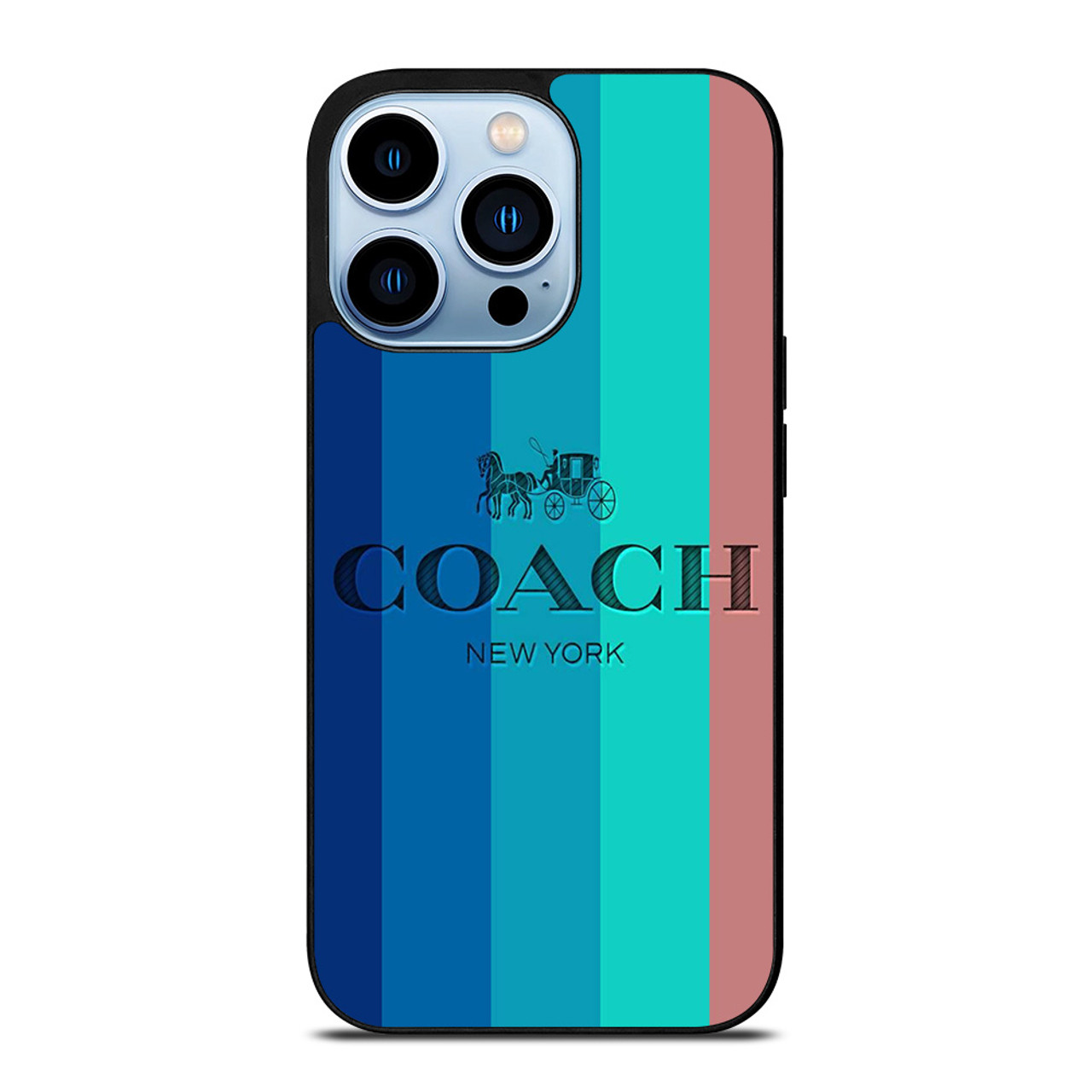 COACH NEW YORK STRIPES iPhone 13 Pro Max Case Cover